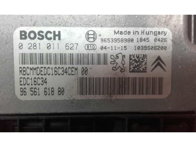 Recambio de centralita motor uce para peugeot 307 (s1) xs referencia OEM IAM 9656161880 0281011627 