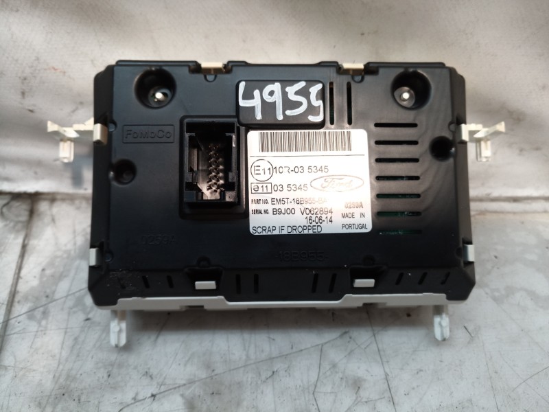 Recambio de pantalla multifuncion para ford c-max edition referencia OEM IAM EM5T18B955 EM5T18B955 EM5T18B955AB