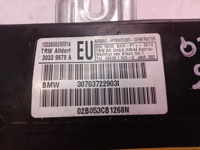 Recambio de airbag lateral izquierdo para ford fiesta (cbk) ambiente referencia OEM IAM 307037229031 307037229031 307037229031