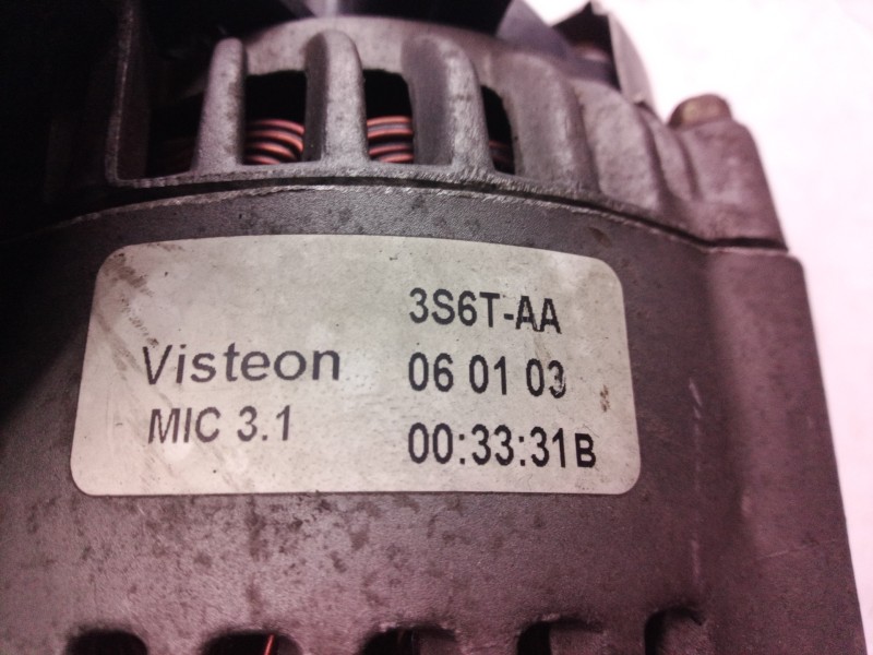 Recambio de alternador para ford fiesta (cbk) ambiente referencia OEM IAM 3S6TAA 3S6 3S6