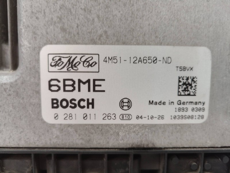 Recambio de centralita motor uce para ford focus berlina (cap) ghia referencia OEM IAM 0281011263 0281011263 4M5112A650