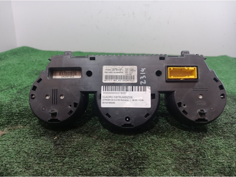 Recambio de cuadro instrumentos para citroën c8 2.2 hdi exclusive referencia OEM IAM 1490107080 1490107080 501021630050