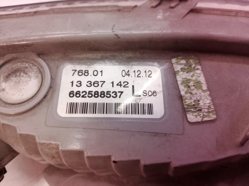 Recambio de faro antiniebla izquierdo para opel astra j sports tourer referencia OEM IAM 662588537 662588537 662588537