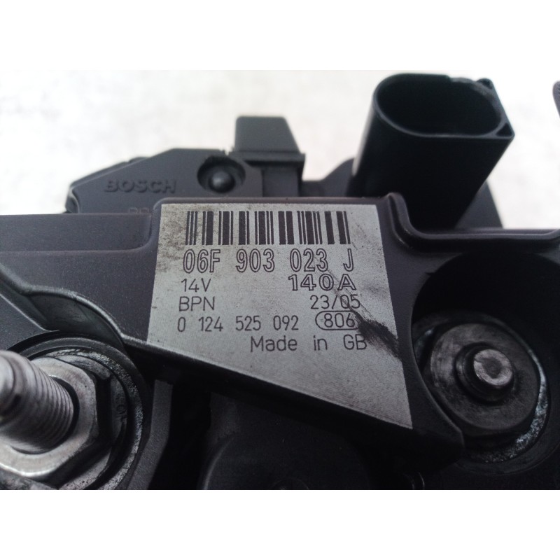 Recambio de alternador para audi a4 berlina (8e) 2.0 tdi 16v (103kw) referencia OEM IAM 06F903023J 06F903023J 06F903023