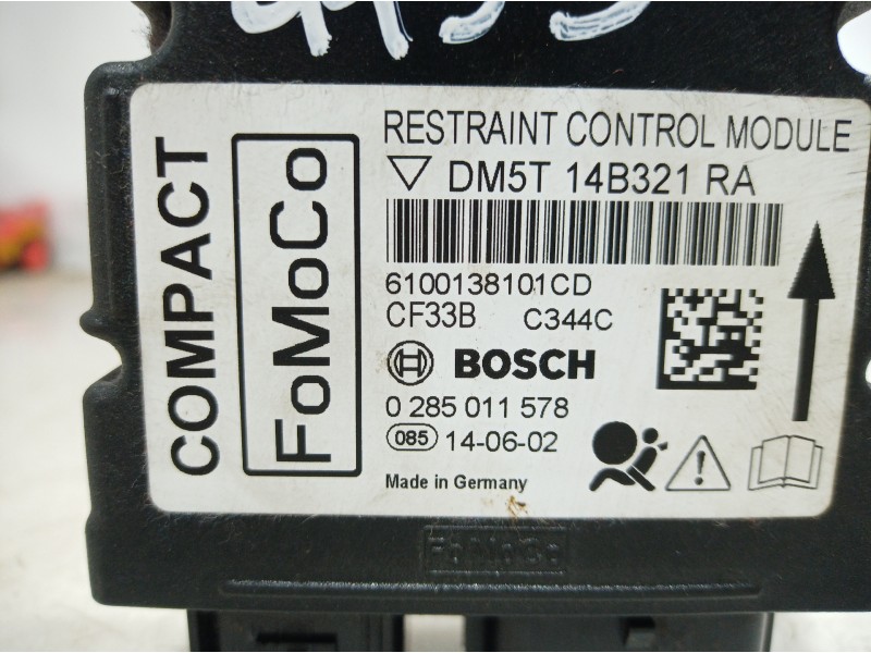 Recambio de centralita airbag para ford c-max edition referencia OEM IAM DM5T14B321RA DM5T14B321RA DM5T14B321RA