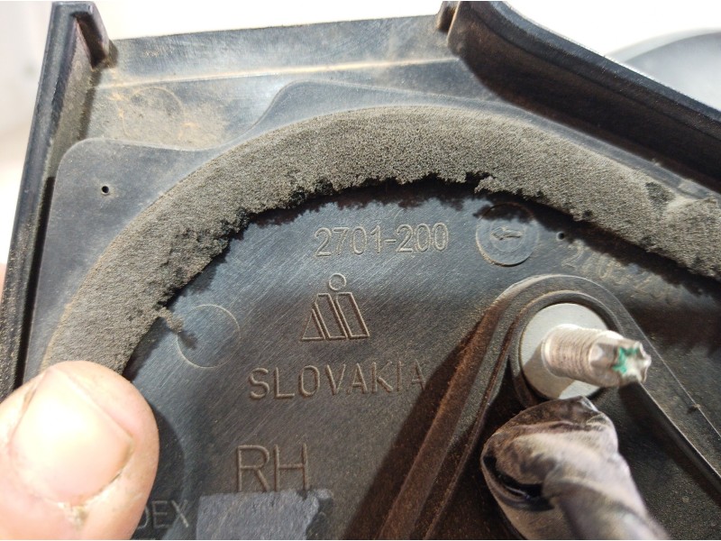 Recambio de retrovisor derecho para toyota yaris (ncp1/nlp1/scp1) referencia OEM IAM 2701200 2701200 2701200