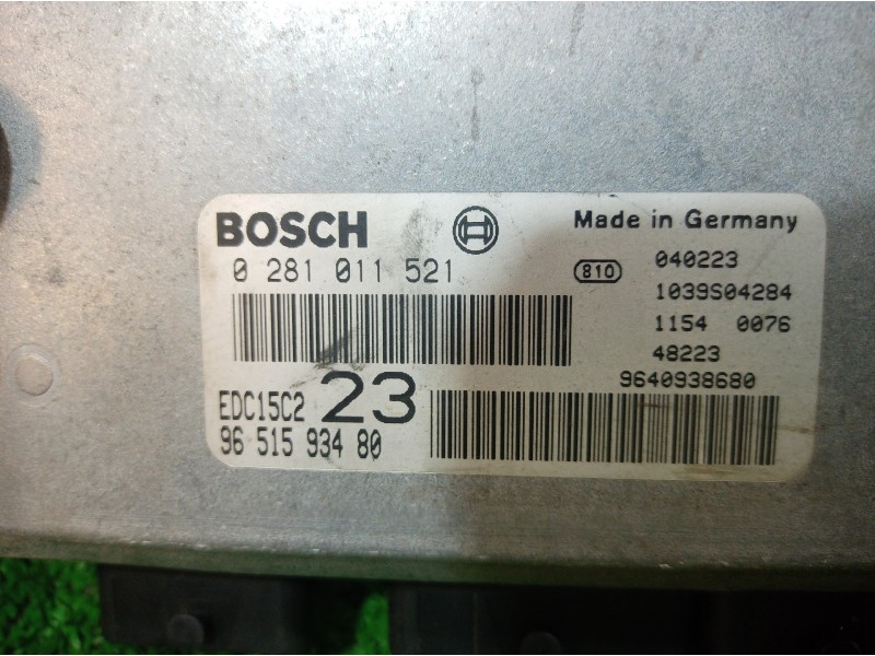 Recambio de centralita motor uce para citroën xsara picasso referencia OEM IAM 0281011521 0281011521 1039S04284
