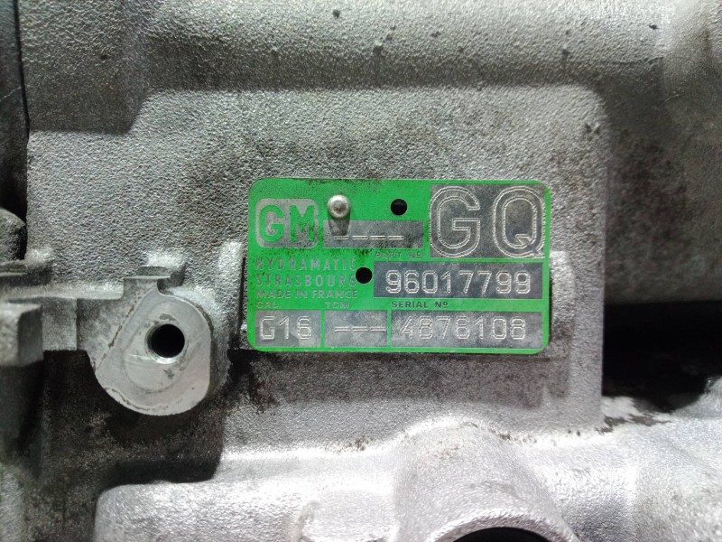 Recambio de caja cambios para isuzu rodeo referencia OEM IAM G16 G16 96017799