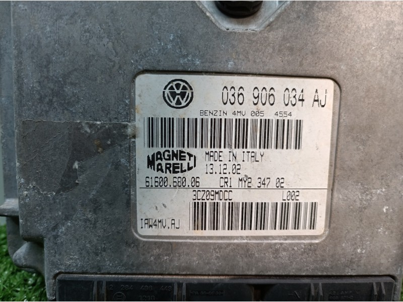 Recambio de centralita motor uce para seat ibiza (6l1) stella referencia OEM IAM 036906034AJ 036906034AJ 6160068006