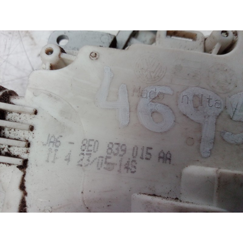 Recambio de cerradura puerta trasera izquierda para audi a4 berlina (8e) 2.0 tdi 16v (103kw) referencia OEM IAM 8E0839015AA 8E08