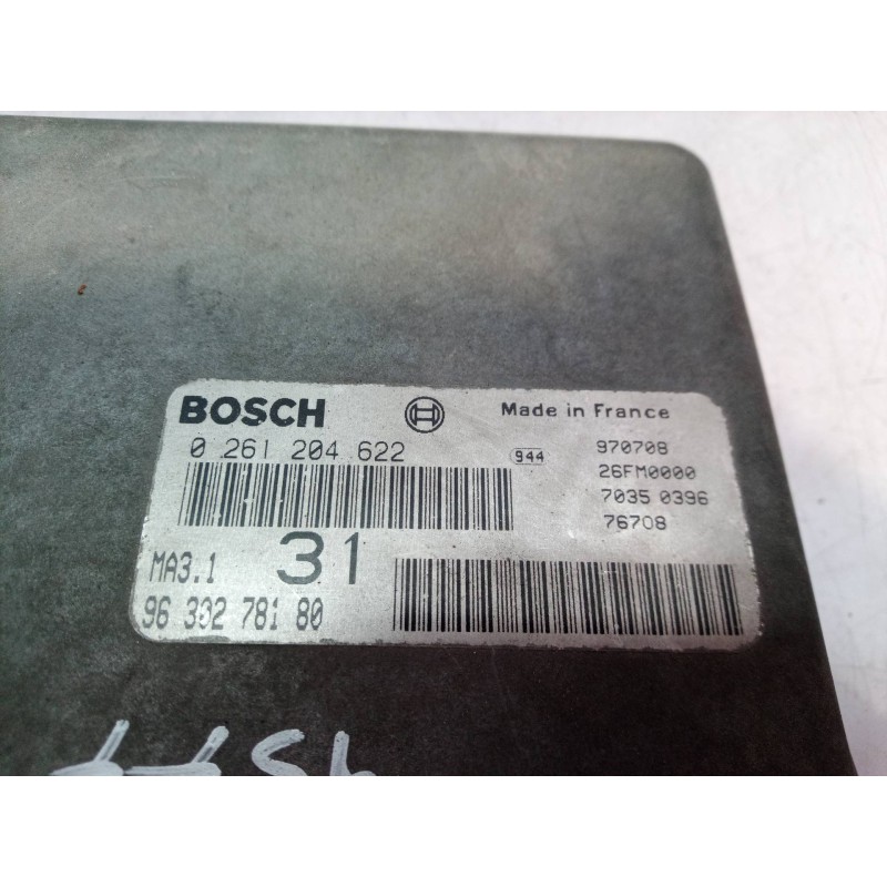 Recambio de centralita motor uce para citroën saxo 1.1 image referencia OEM IAM 0261204622 0261204622 9630278180