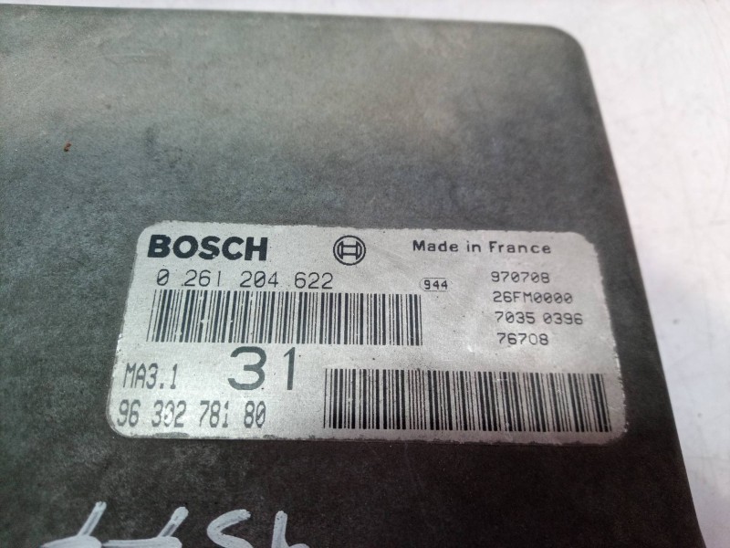 Recambio de centralita motor uce para citroën saxo 1.1 image referencia OEM IAM 0261204622 0261204622 9630278180