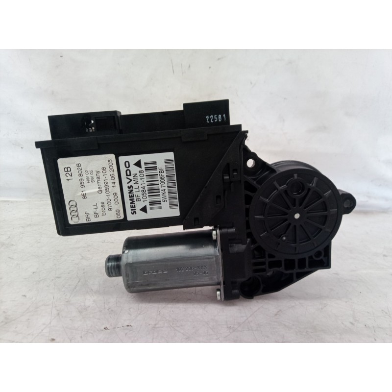 Recambio de motor elevalunas delantero derecho para audi a4 berlina (8e) 2.0 tdi 16v (103kw) referencia OEM IAM 8E1959802B 8E195
