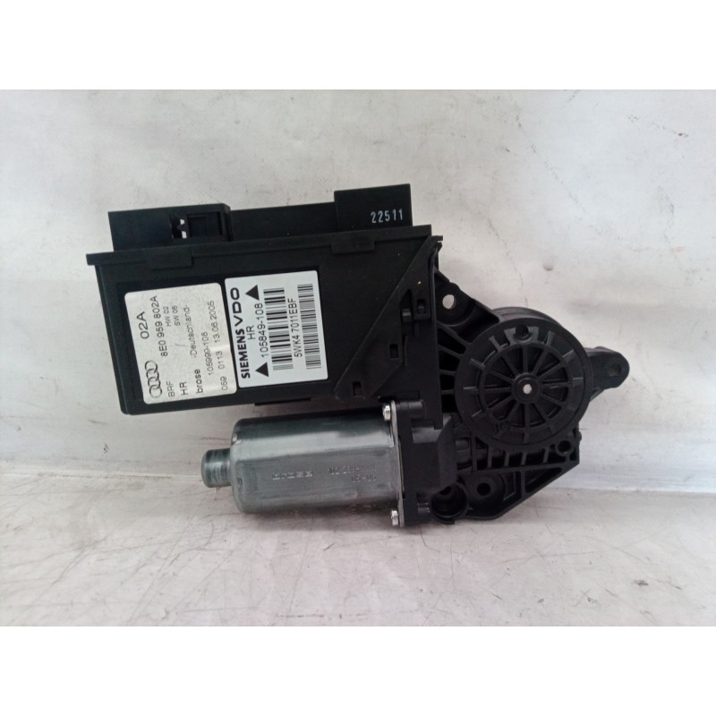 Recambio de motor elevalunas trasero derecho para audi a4 berlina (8e) 2.0 tdi 16v (103kw) referencia OEM IAM 8E0959802A 8E09598