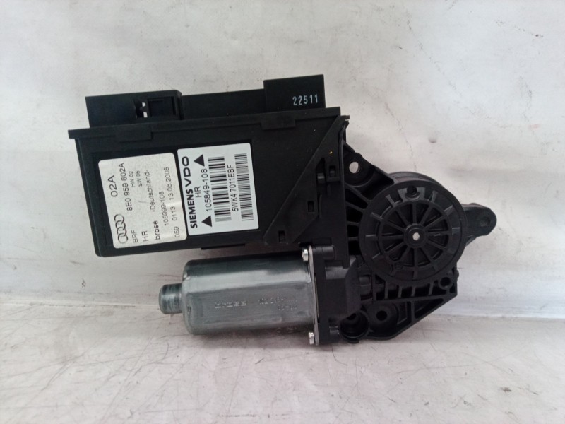 Recambio de motor elevalunas trasero derecho para audi a4 berlina (8e) 2.0 tdi 16v (103kw) referencia OEM IAM 8E0959802A 8E09598