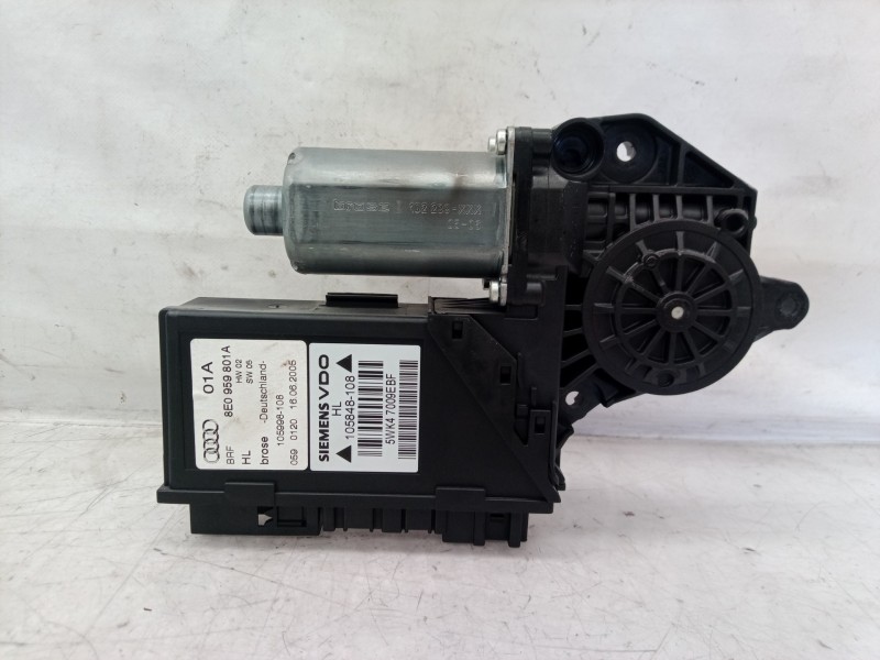 Recambio de motor elevalunas trasero izquierdo para audi a4 berlina (8e) 2.0 tdi 16v (103kw) referencia OEM IAM 8E0959801A 8E095