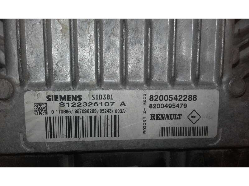 Recambio de centralita motor uce para renault clio iii dynamique referencia OEM IAM S122326107A  