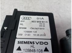 Recambio de motor elevalunas trasero izquierdo para audi a4 berlina (8e) 2.0 tdi 16v (103kw) referencia OEM IAM 8E0959801A 8E095 2