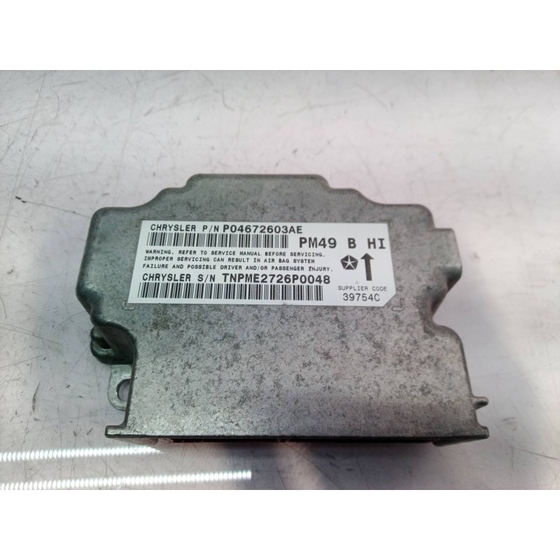 Recambio de centralita airbag para dodge caliber referencia OEM IAM P04672603 P04672603 P04672603