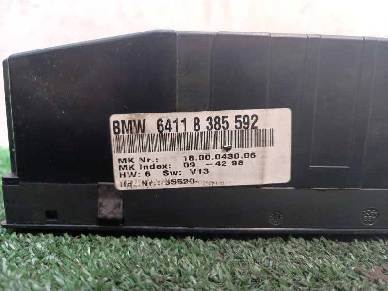 Recambio de mando climatizador para bmw serie 7 (e38) 730il referencia OEM IAM 64118385592 64118385592 1600043006