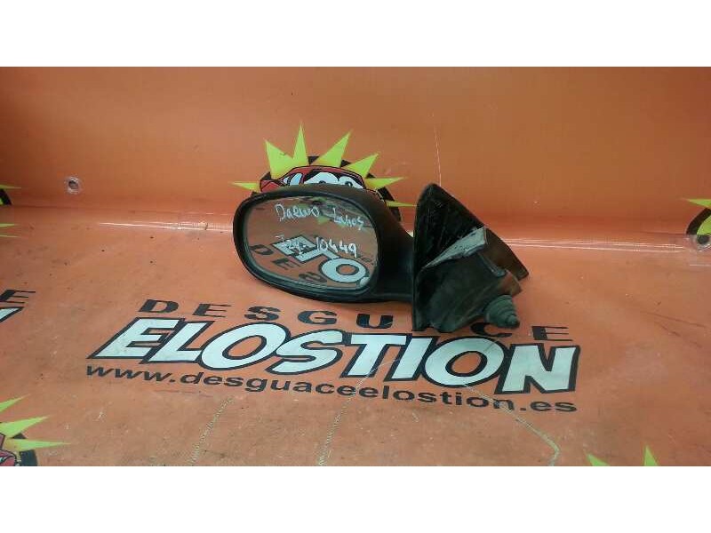 Recambio de retrovisor izquierdo para daewoo lanos referencia OEM IAM  NEGRO (SIN PINTAR) 