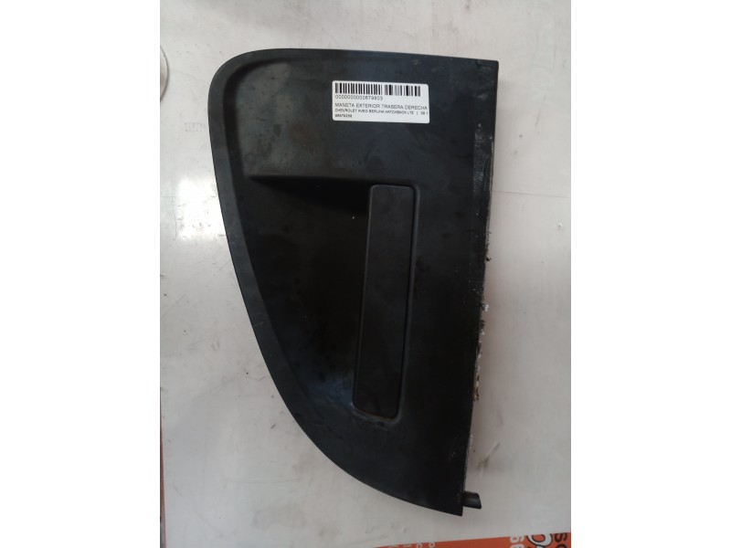 Recambio de maneta exterior trasera derecha para chevrolet aveo berlina hatchback ltz referencia OEM IAM 96879258 96879258 96879