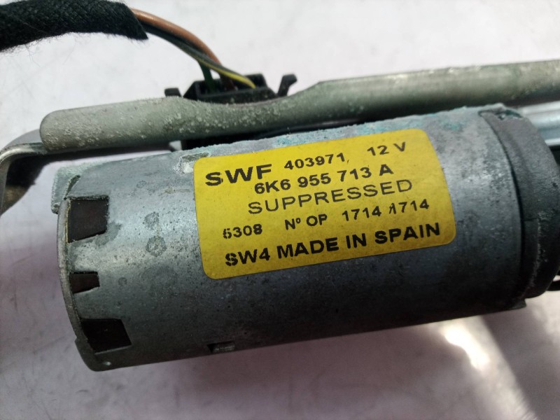 Recambio de motor limpia trasero para seat ibiza (6k) básico referencia OEM IAM 6K6955713A 6K6955713 6K6955711