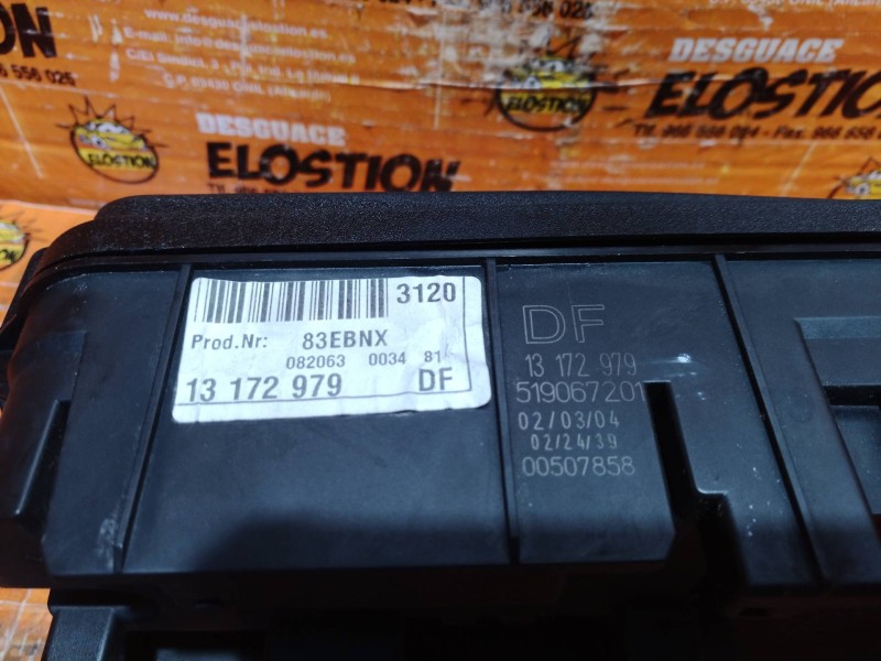 Recambio de caja reles / fusibles para opel vectra c berlina comfort referencia OEM IAM 13172979 13172979 