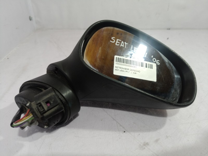 Recambio de retrovisor derecho para seat leon (1p1) referencia OEM IAM  NARANJA 