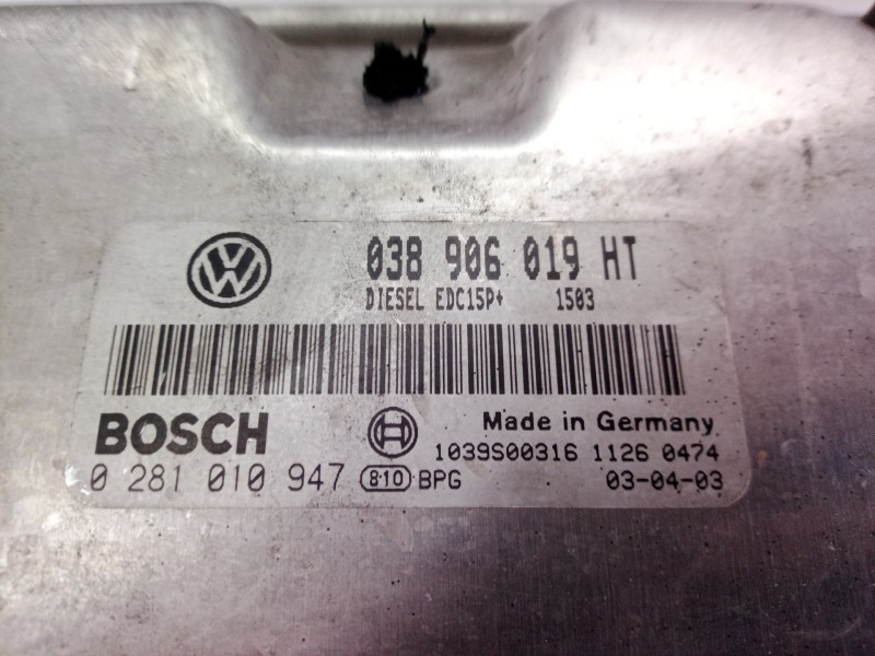 Recambio de centralita motor uce para seat ibiza (6l1) stella referencia OEM IAM 038906019 038906019 0281010947