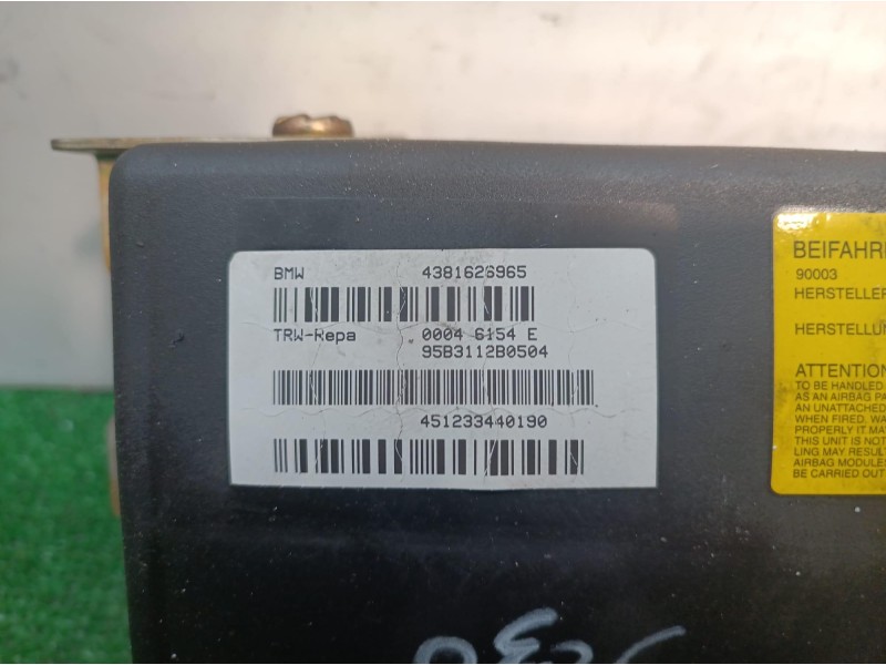 Recambio de airbag delantero derecho para bmw serie 7 (e38) 730il referencia OEM IAM 4381626965 4381626965 00046154E