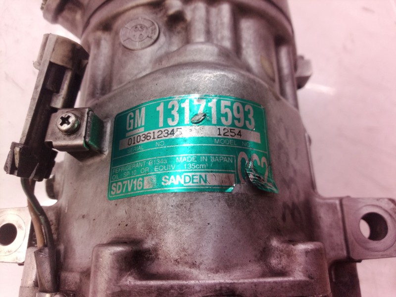 Recambio de compresor aire acondicionado para opel vectra c berlina comfort referencia OEM IAM 13171593 13171593 13171593