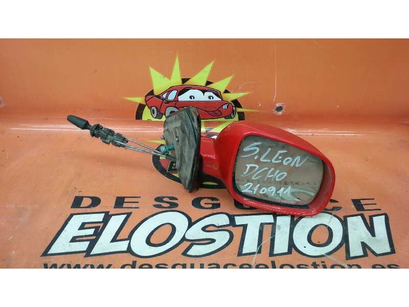 Recambio de retrovisor derecho para seat leon (1m1) referencia OEM IAM  ROJO 