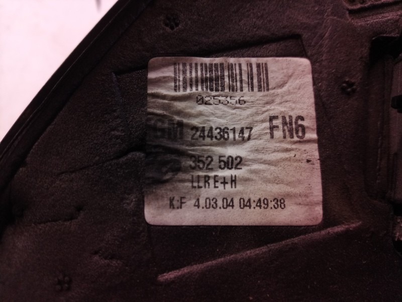 Recambio de retrovisor derecho para opel vectra c berlina comfort referencia OEM IAM 24436147 24436147 24436147