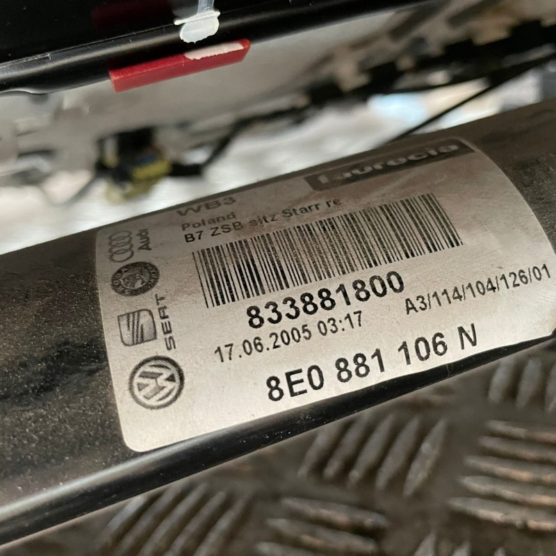 Recambio de juego asientos completo para audi a4 berlina (8e) 2.0 tdi 16v (103kw) referencia OEM IAM 8E0881106N 8E0881106N 8E088