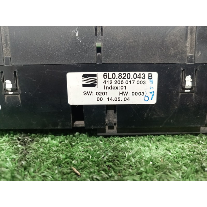 Recambio de mando calefaccion / aire acondicionado para seat ibiza (6l1) 1.9 tdi referencia OEM IAM 6L0820043B 6L0820043B 412206 Recambio de mando calefaccion / aire acondicionado para seat ibiza (6l1) 1.9 tdi referencia OEM IAM 6L0820043B 6L0820043B 412206