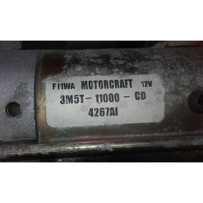 Recambio de motor arranque para ford focus berlina (cap) 1.6 tdci cat referencia OEM IAM 3M5T11000SD  
