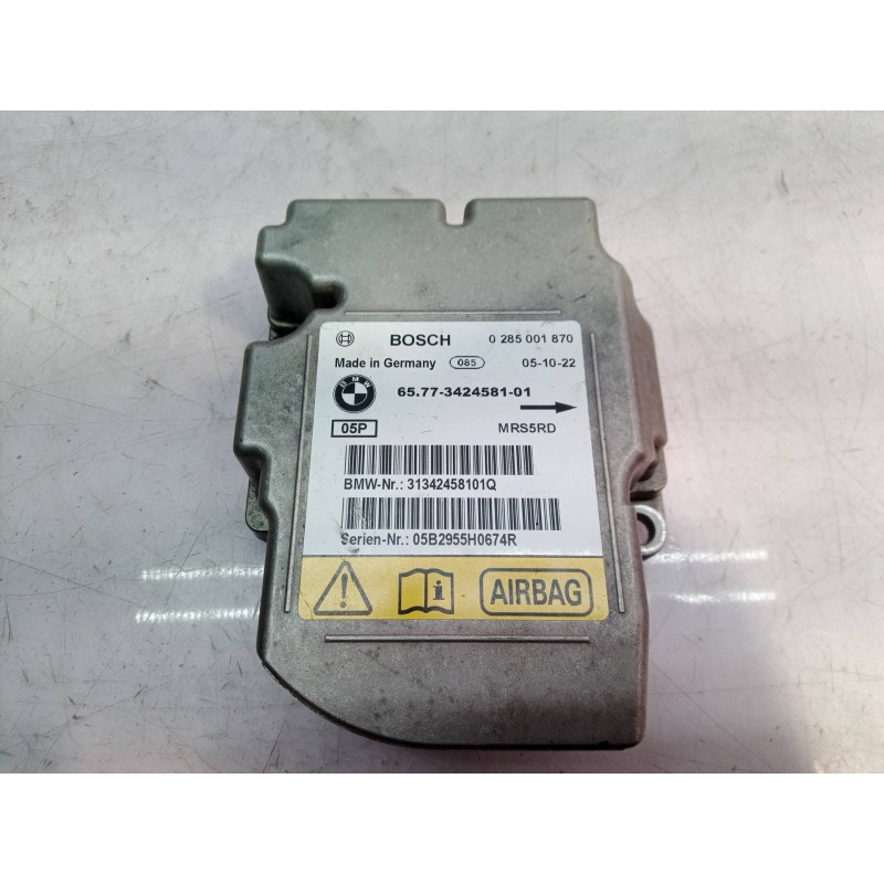 Recambio de centralita airbag para bmw x3 (e83) 2.0 16v diesel cat referencia OEM IAM 0285001870 0285001870 31342458101