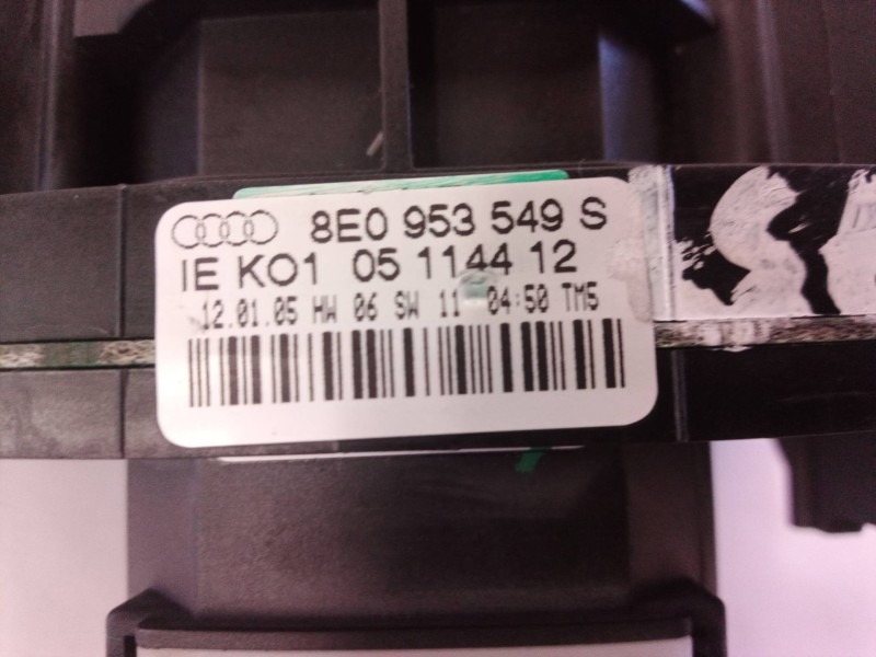 Recambio de mando multifuncion para audi a4 berlina (8e) 2.0 tdi 16v (103kw) referencia OEM IAM 8E0953549S 8E0953549S 8E0953549S