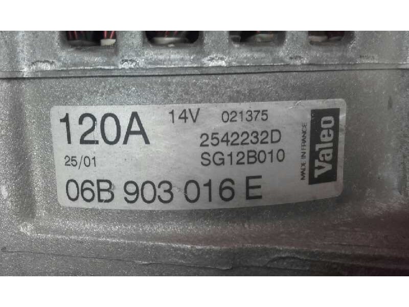 Recambio de alternador para audi a6 berlina (4b2) 1.8 t referencia OEM IAM 06B903016E SG12B010 06B903016E