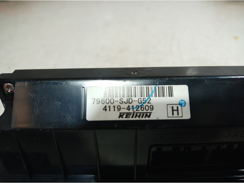 Recambio de mando calefaccion / aire acondicionado para honda fr-v (be) 1.7 referencia OEM IAM 79600SJDG52 79600SJDG52 79600SJDG
