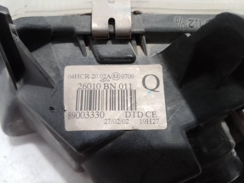 Recambio de faro derecho para nissan almera (n16/e) comfort referencia OEM IAM 26010BN011 26010BN011 26010BN011