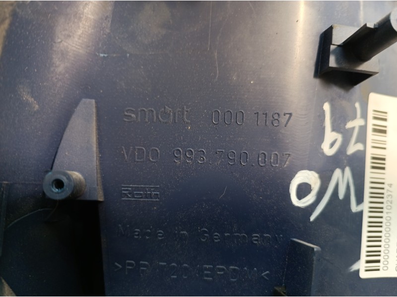 Recambio de cuadro instrumentos para smart coupe 0.6 turbo cat referencia OEM IAM 993790007 993790007 993790007