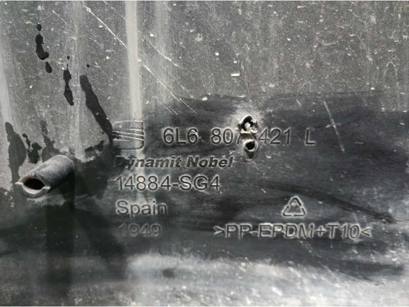 Recambio de paragolpes trasero para seat ibiza (6l1) 1.4 tdi referencia OEM IAM 6L6807421L 6L6807421L 6L6807421