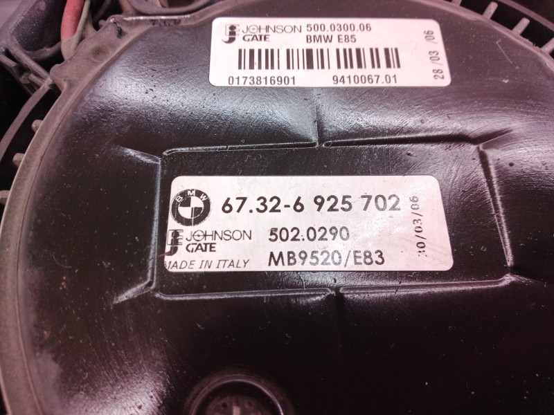 Recambio de electroventilador para bmw x3 (e83) 2.0d referencia OEM IAM 67326925702 67326925702 3509203