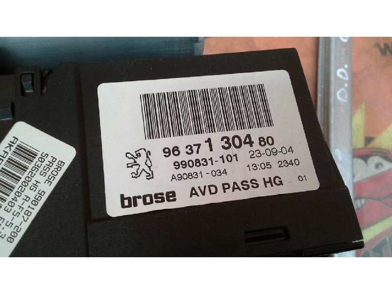 Recambio de elevalunas delantero derecho para peugeot 307 break / sw (s1) sw referencia OEM IAM 9637130480 9637130480 9637130480