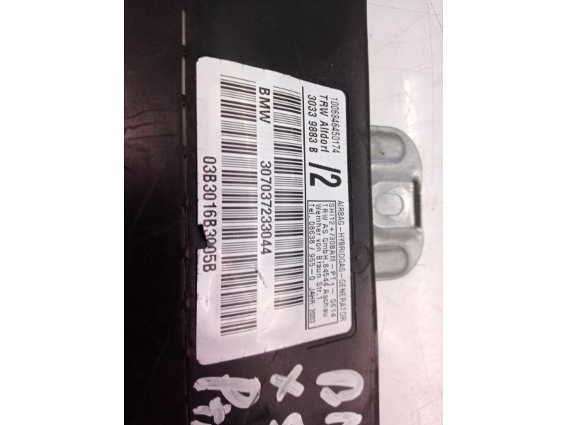 Recambio de airbag lateral delantero izquierdo para bmw x5 (e53) referencia OEM IAM 307037233044 307037233044 30339883