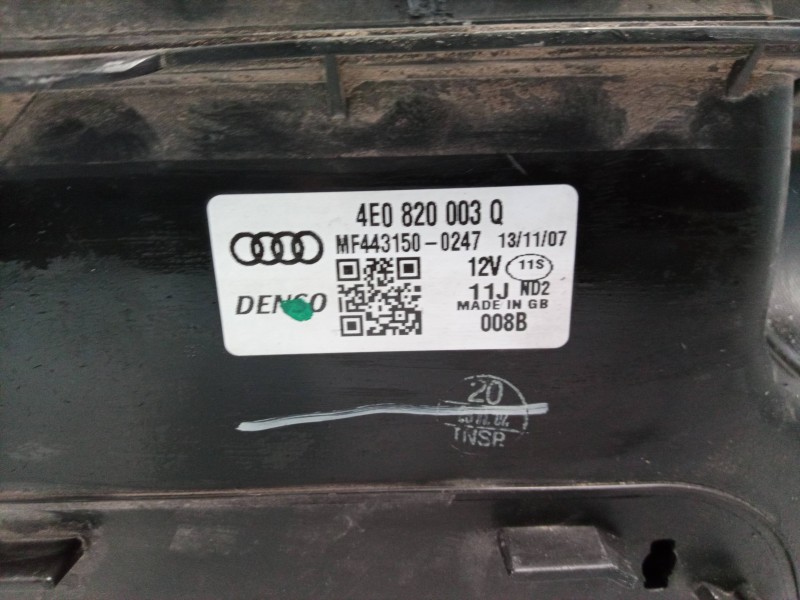 Recambio de calefaccion entera normal para audi a8 (4e2) referencia OEM IAM 4E0820003 4E0820003 4E0820003