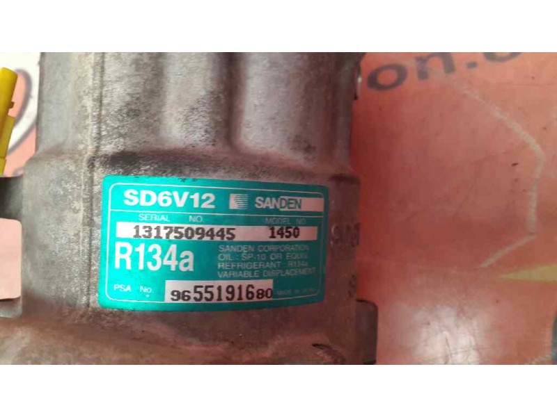 Recambio de compresor aire acondicionado para citroën c3 pluriel 1.6 16v sensodrive referencia OEM IAM 1317509445  