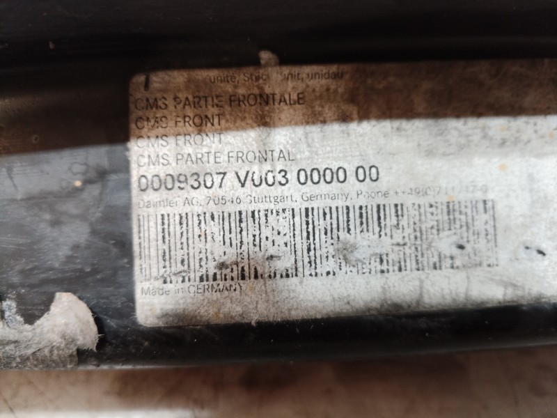 Recambio de refuerzo paragolpes delantero para smart coupe smart fun referencia OEM IAM 0009307 0009307 0009307